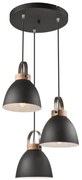 Lampa wisząca DANIELLE 3xE27/60W/230V na linkach