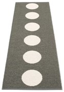 Ciemnoszary chodnik odpowiedni na zewnątrz 70x225 cm Vera Charcoal – Pappelina