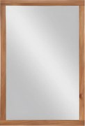 Lustro prostokątne z ramą z drewna akacjowego - 90 x 60 cm - SEPANG