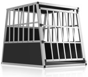 Jurhan Transporter dla psa BRUNO, 66x90x72cm, srebrna/czarna