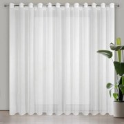 Firana gotowa woalowa na przelotkach pionowy deszczyk 400x250 cm