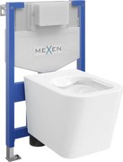 Mexen zestaw podtynkowy WC stelaż Fenix XS-F z miską WC Teo, biały połysk - 6803385XX00