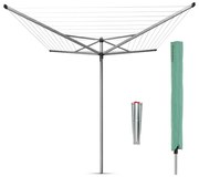 Ogrodowa suszarka na pranie w kolorze srebra 50 m Topspinner – Brabantia