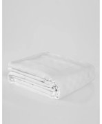 Biała bawełniana narzuta na łóżko dwuosobowe 200x230 cm Plain – Mijolnir