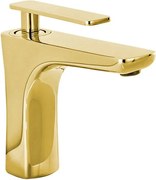 Mexen Indus bateria umywalkowa, złota - 744600-50