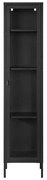 Czarna metalowa witryna 40x180 cm Brisbane – House Nordic