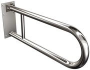 Uchwyt łazienkowy uchylny srebrny