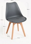 Zestaw 6 Krzese Synk Basic