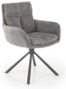 Krzesło do jadalni HALSA, 1 szt., szare