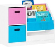 Regał książki dziecięcy z 2 koszami KMB76-F