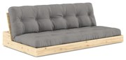 Szara rozkładana sofa 196 cm Base – Karup Design