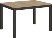 Stół rozkładany 120/380x90 cm Everyday Evolution dąb naturalny rama i nogi antracytowe