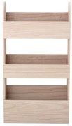 Naturalny dziecięcy regał ścienny z litego drewna paulowni 38x70 cm Moris – Bloomingville Mini