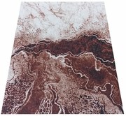 Brązowy Dywan Nowoczesny Z Krótkim Włosiem K5-N80