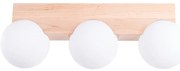 Plafon BULBO 3 naturalne drewno SOLLUX  LIGHTING