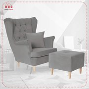 Fotel uszak z podnóżkiem Gaja Family Meble - DOSTĘPNY OD RĘKI