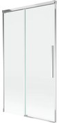 Mexen Rox parawan nawannowy 2-skrzydłowy rozsuwany 100 x 150 cm, transparent, chrom - 8C9-100-001-01-00