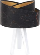 Lampa stołowa BLACK MARBLE czarna/złota/biała BPS KONCEPT