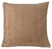 Poszewka na poduszkę 45x45 SZTRUKS ozdobna prążkowana beżowa