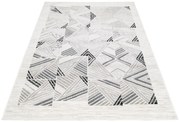 Prostokątny nowoczesny dywan w geometryczne wzory H1-S63
