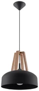 Czarno-beżowa lampa wisząca Nice Lamps Olla