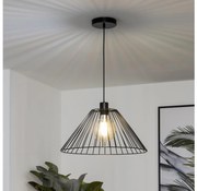 Brilagi - Lampa wisząca LED na przewodzie CERIA WIRE 1xE27/40W/230V śr. 45 cm czarna