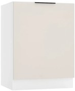 Szafka kuchenna pod zlew 60 cm beż piaskowy E8-H37