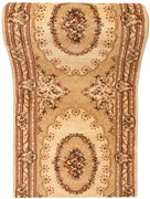 Kremowy rustykalny chodnik w kwiatowy wzór R1-T79