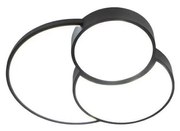 LED Plafon ściemnialny LED/60W/230V 3000-6500K czarny + pilot