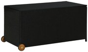 Czarna skrzynia ogrodowa B8-K50