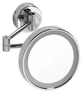 Lusterko kosmetyczne 22x20 cm srebrne