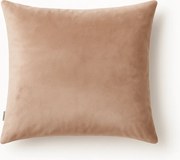 Beżowa poszewka z miękkiego weluru