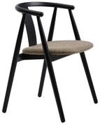 Czarno-beżowe krzesło Relate – Unique Furniture
