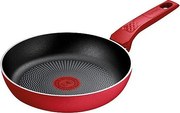 Czerwona Patelnia Tefal Daily Expert 20cm - Powłoka Antyadhezyjna Titanium 2x - Technologia Thermo-Signal™ - Indukcja - Wyprodukowana we Francji