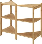 Szafka pod umywalkę bambus 68x33.5x60.5 zeno