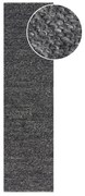 Ciemnoszary chodnik z mieszanki wełny tkany ręcznie 60x230 cm Minerals – Flair Rugs