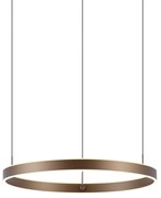 Designerska lampa wisząca ciemny brąz z 3-stopniowym ściemnianiem - Titmus