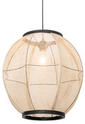 Orientalna lampa wisząca brązowa 46 cm - RobKolonialny Oswietlenie wewnetrzne
