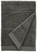 Ciemnoszary bawełniany ręcznik frotte 50x100 cm Line – Södahl