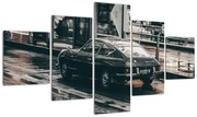 Obraz poruszającego się samochodu (125x70 cm)
