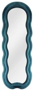 Lustro aksamitne - szer. 60 x wys. 160 cm - Niebieskie - LINOA