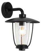 Nowoczesna lampa ścienna zewnętrzna czarna - Khana
