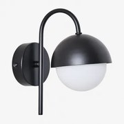 Zewnętrzna Lampa Ścienna Z Żelaza Birgit Czarna - Sklum