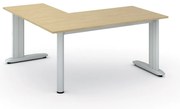 Narożne biurko PRIMO FLEXIBLE, 160x160 cm, brzoza