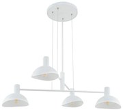 Żyrandol industrialny nowoczesny – Artis 4 biały