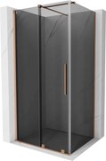 Mexen Velar kabina prysznicowa rozsuwana 90 x 70 cm, grafit, miedź szczotkowana - 871-090-070-41-65