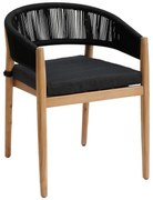 Krzesło ogrodowe z drewna akacji TEVIO