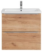 Szafka pod umywalkę CAPRI 820 60 cm dąb COMAD