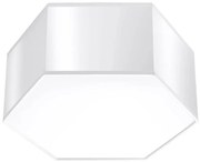 Biały plafon geometryczny 13,5 cm - S748 K3-K93