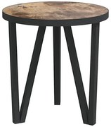 Stolik kawowy o wyglądzie starego drewna P6-K02